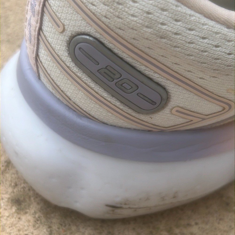 Brooks Glycerin 20 Women's Running Sneaker Cream Pink Lilac Size 9.5 B Med - Picture 3 of 12